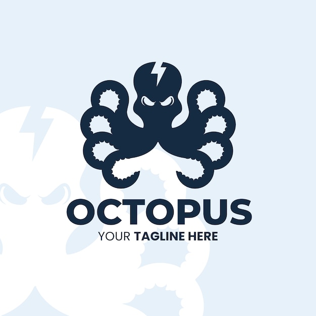 Octopus logo concept