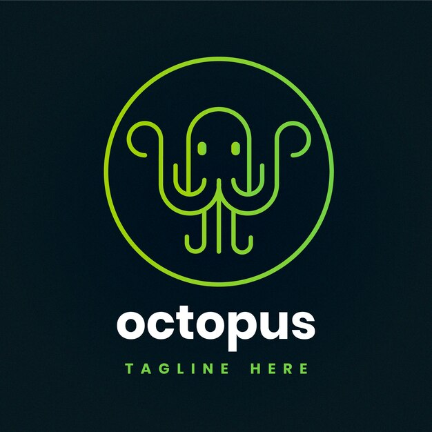 Octopus logo concept