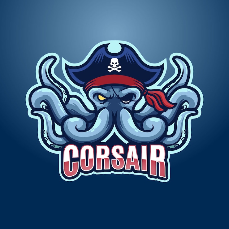 Gratis Vector octopus logo ontwerp