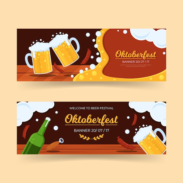 Oktoberfest banners thema