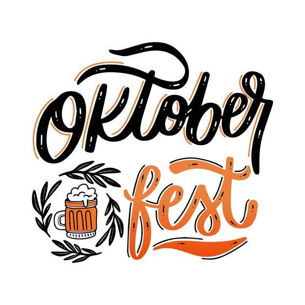 Oktoberfest belettering