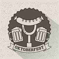 Gratis vector oktoberfest duitsland-viering