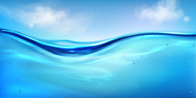 Gratis Vector onderwater en blauwe achtergrond