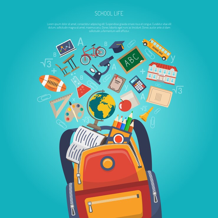 Gratis Vector onderwijs concept flat
