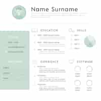 Gratis vector online cv