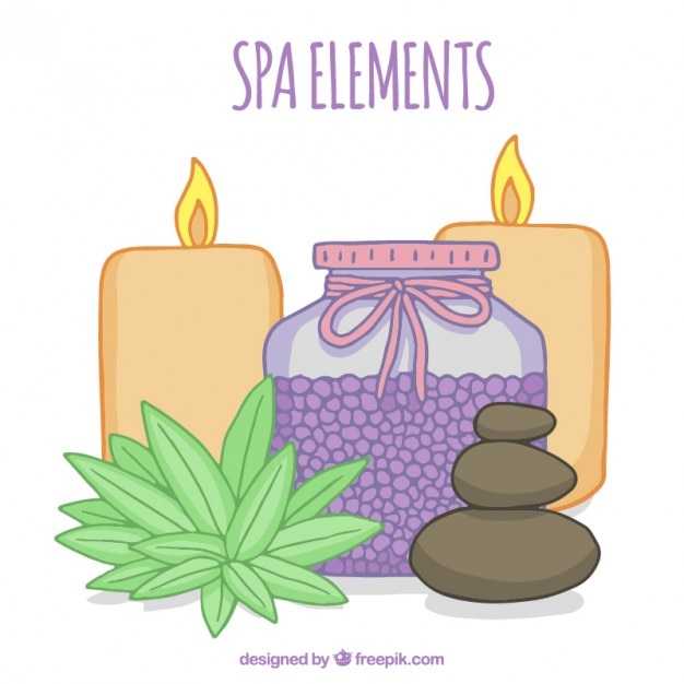 Ontspannende spa elementen