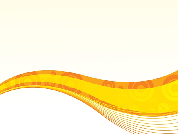 Ontwerp met abstracte dynamische curven Golflijn