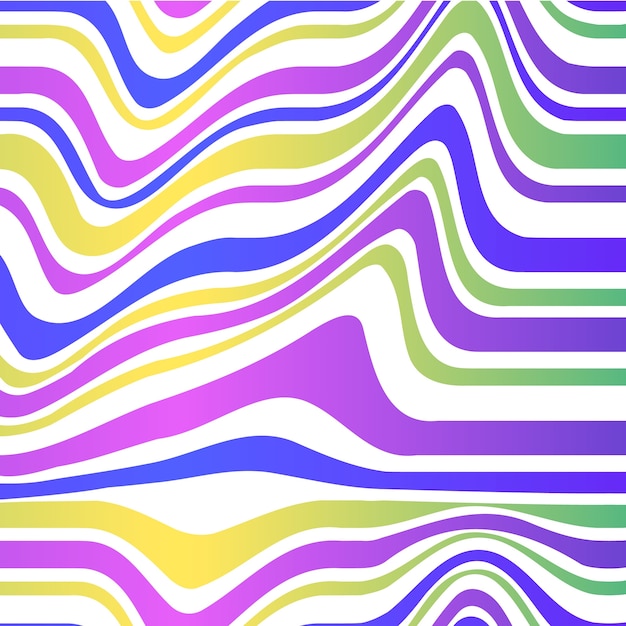 Gratis vector ontwerp met gradiënt golvend patroon