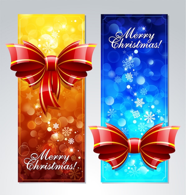 Ontwerp van de kerstbanner