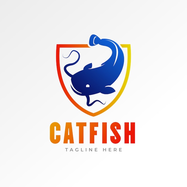 Ontwerp van een sjabloon voor het catfish-logo