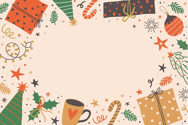 Gratis vector ontwerp van kerstmis op een grunge krijtbord achtergrond