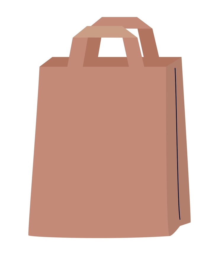 Gratis Vector ontwerp van papieren zakken
