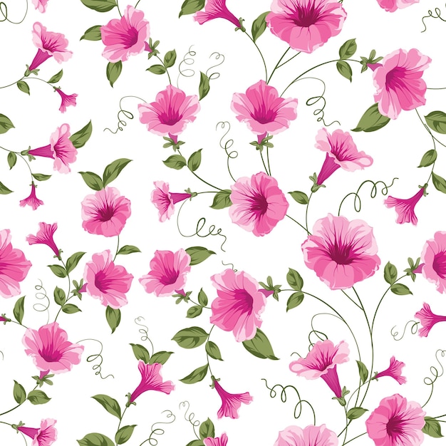 Gratis vector ontwerp van vintage bloemenkaart. vector illustratie.