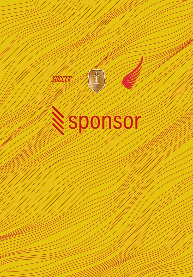 Gratis Vector ontwerp van voetbalshirt voor sublimatie