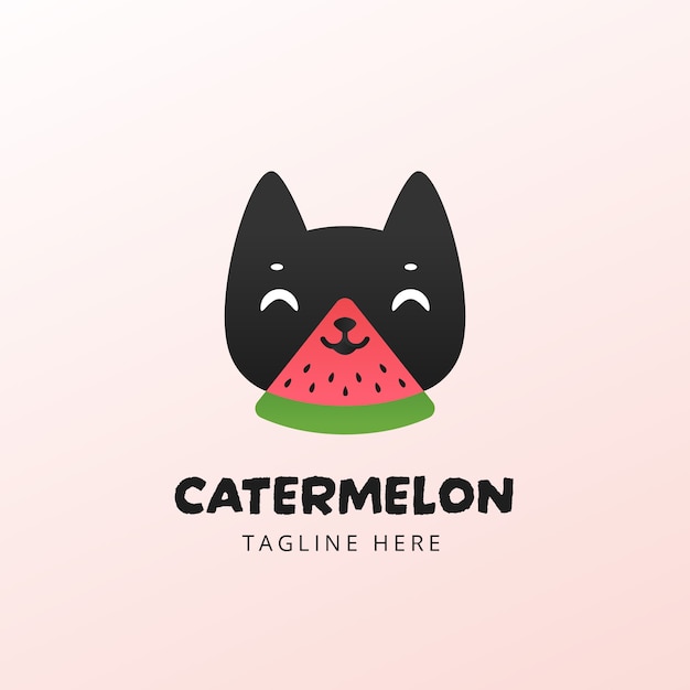 Ontwerpsjabloon voor kattenlogo