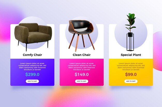 Ontwerpsjabloon voor productkaart