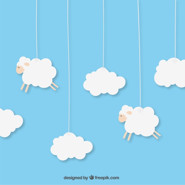 Gratis vector opknoping schapen