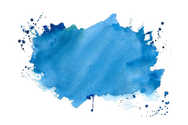 Gratis vector opvallend abstract blauwe toon splatter achtergrondontwerp