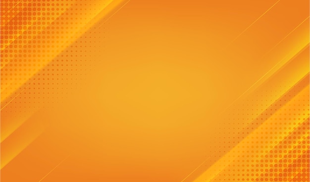 Gratis vector oranje achtergrond met halftoon