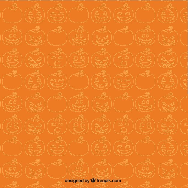 Oranje Halloween achtergrond