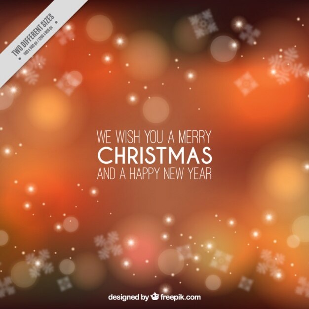 Gratis Vector oranje kerst achtergrond met zonnestraal
