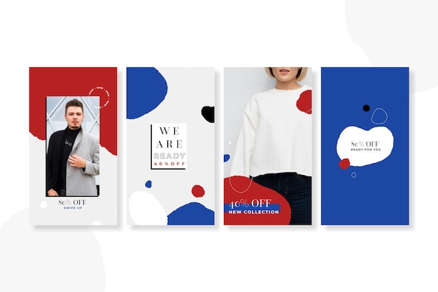Organische Instagram-verhalenverzameling