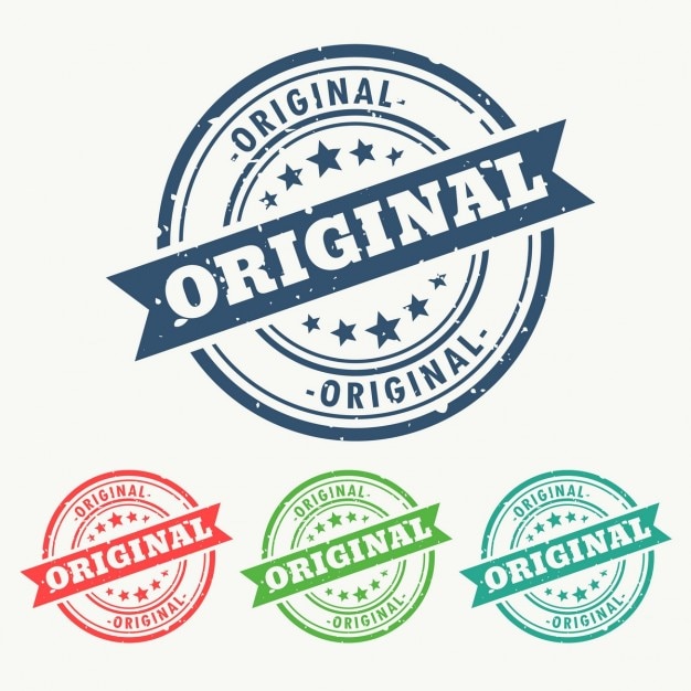 originele rubber stempel in grungy stijl