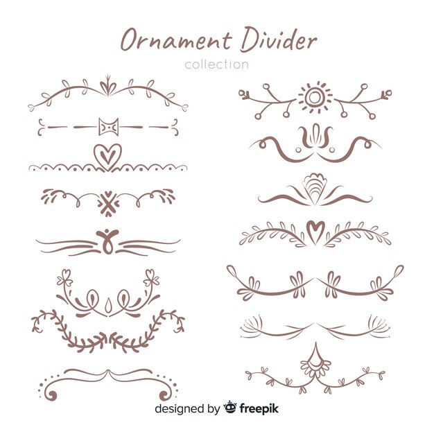 Ornament divider collectie