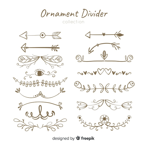 Ornament divider collectie