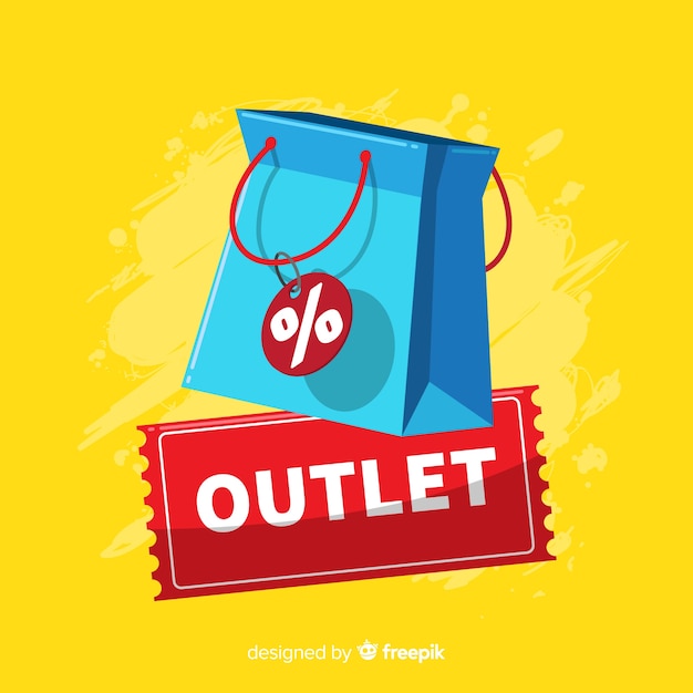 Outlet achtergrond