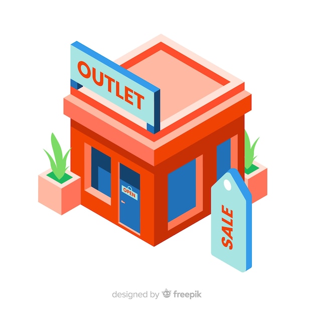 Gratis vector outlet achtergrond