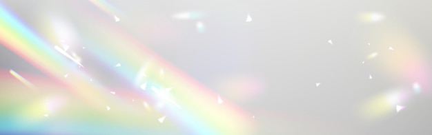 Overlay regenboog flare effect lens schittering