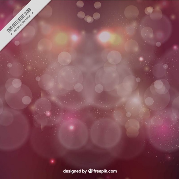 Gratis vector paarse achtergrond met bokeh-effect