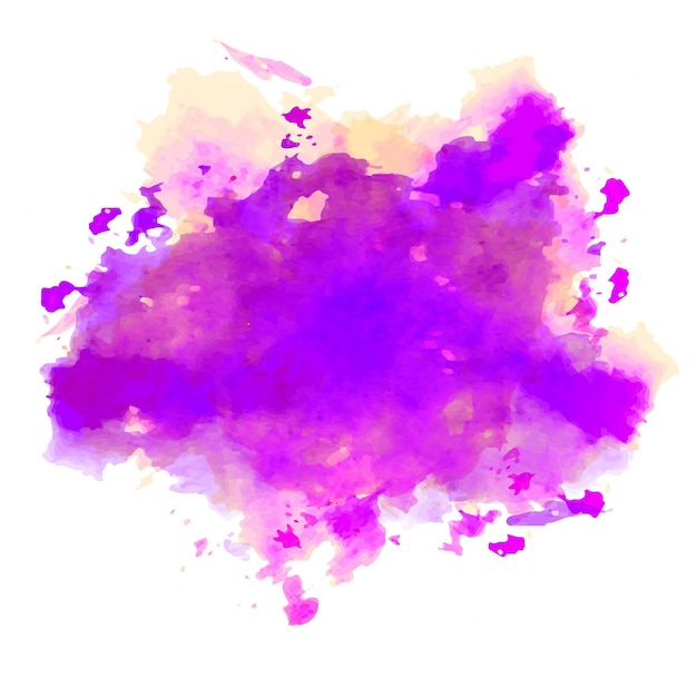 Gratis vector paarse aquarel achtergrond