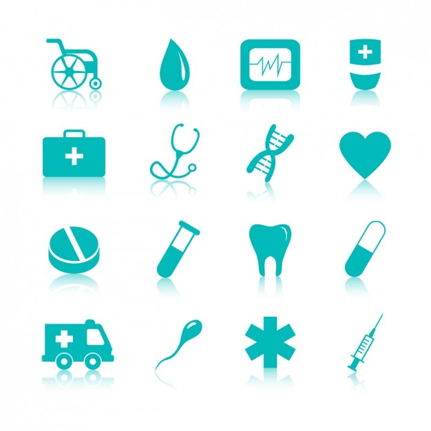 Gratis Vector pack met medische pictogrammen