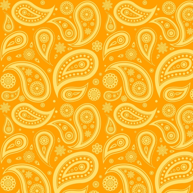 Gratis vector paisley bandanapatroon