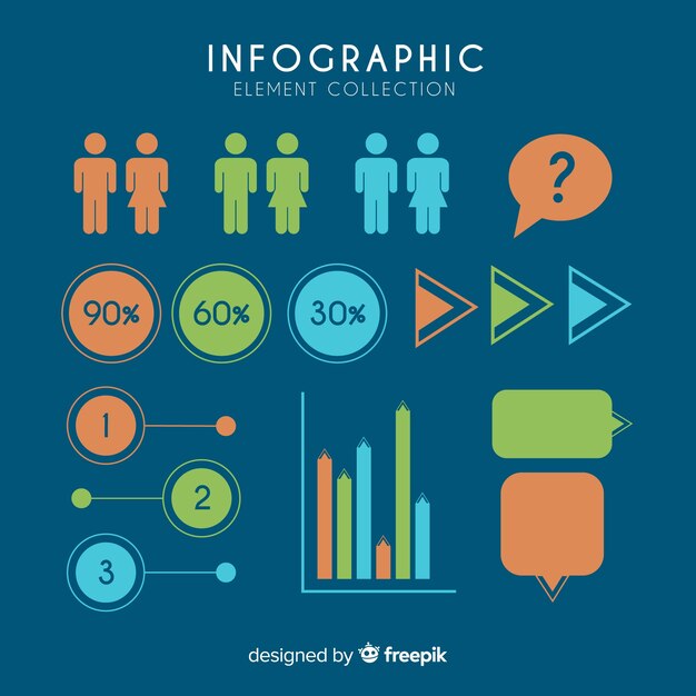 Pak infographic elementen