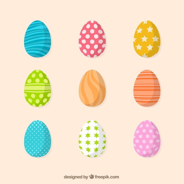 Pak van decoratieve easter eggs