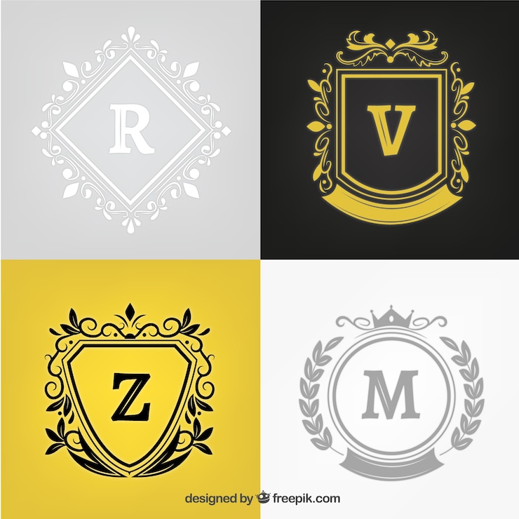Gratis Vector pak van stijlvolle toppen met sierdetails