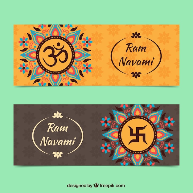 Pamnavmi abstract banners