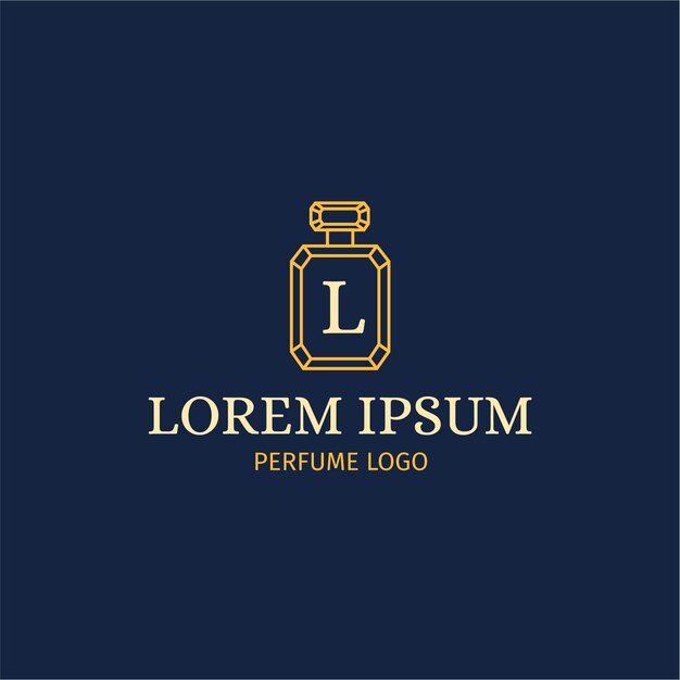 Parfumlogo met luxe stijl