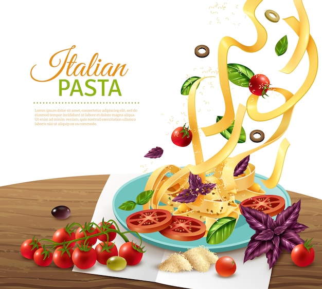 Pasta concept poster