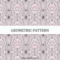 Gratis vector patroon van geometrische lijnen