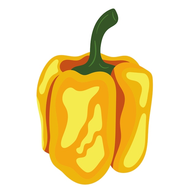 Gratis vector peper plantaardig eten en koken