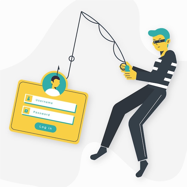 Phishing-account concept