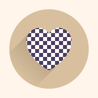 Pictogram harten illustratie. valentijnsdag kaart voor vakantie sjabloon. creatieve en luxe stijl