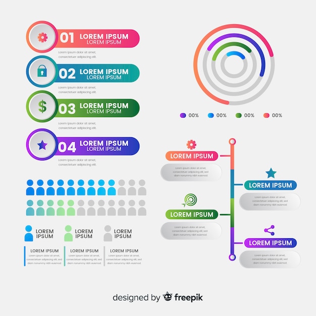 Pictogram infographic