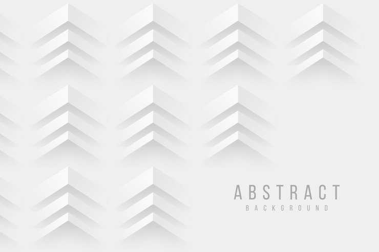 Gratis Vector pijlen 3d papier stijl ontwerp achtergrond