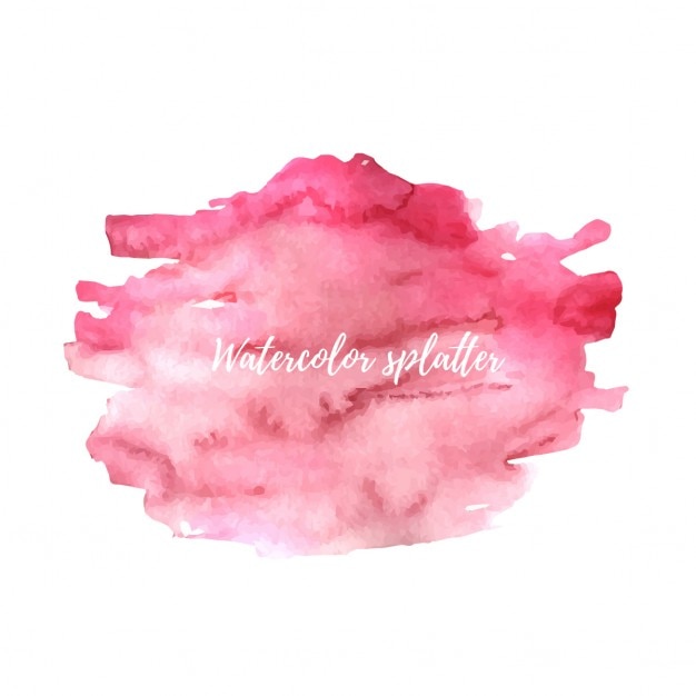 Gratis vector pink aquarel ploetert