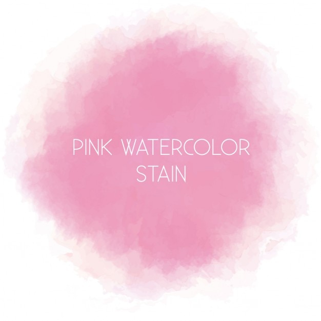 Gratis vector pink aquarel ronde vlek